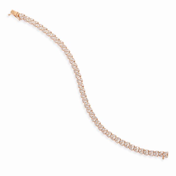 Bracciale con diamanti  - Asta Gioielli - Associazione Nazionale - Case d'Asta italiane