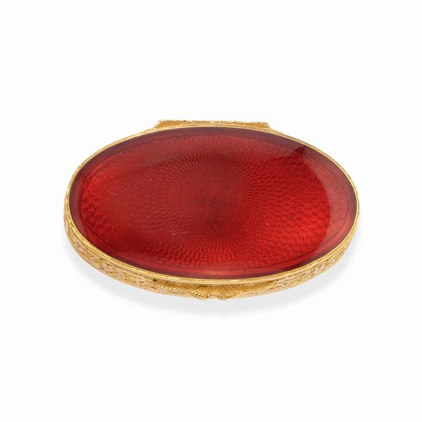 Portapillole con smalto  - Asta Gioielli - Associazione Nazionale - Case d'Asta italiane