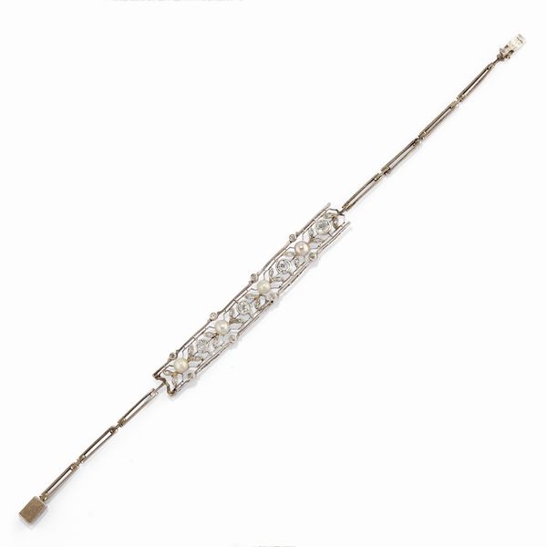 Bracciale con diamanti  - Asta Gioielli - Associazione Nazionale - Case d'Asta italiane