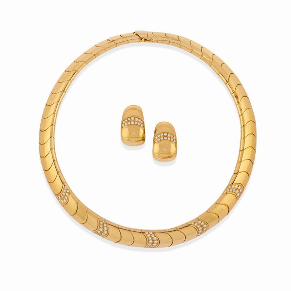 Demi parure con diamanti  - Asta Gioielli - Associazione Nazionale - Case d'Asta italiane