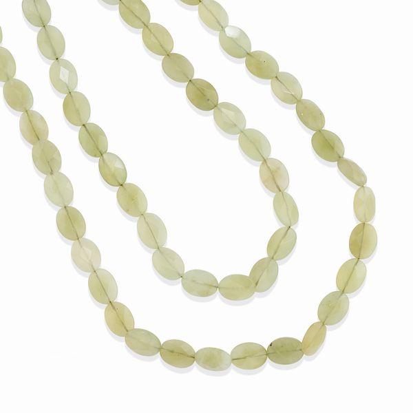 Collana con giada  - Asta Gioielli - Associazione Nazionale - Case d'Asta italiane