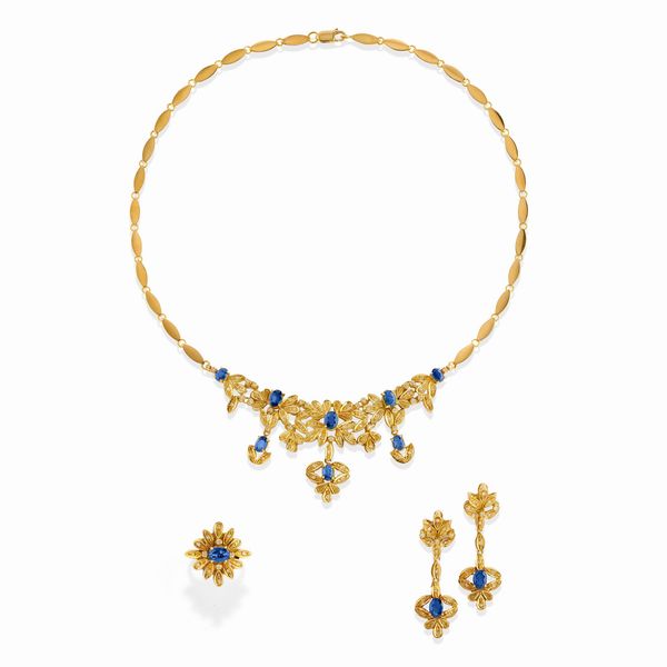 Parure con zaffiri  - Asta Gioielli - Associazione Nazionale - Case d'Asta italiane
