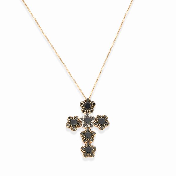 PASQUALE BRUNI : Pendente a croce  - Asta Gioielli - Associazione Nazionale - Case d'Asta italiane