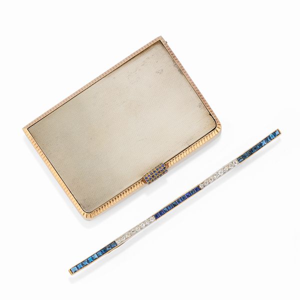 Spilla e tabacchiera  - Asta Gioielli - Associazione Nazionale - Case d'Asta italiane