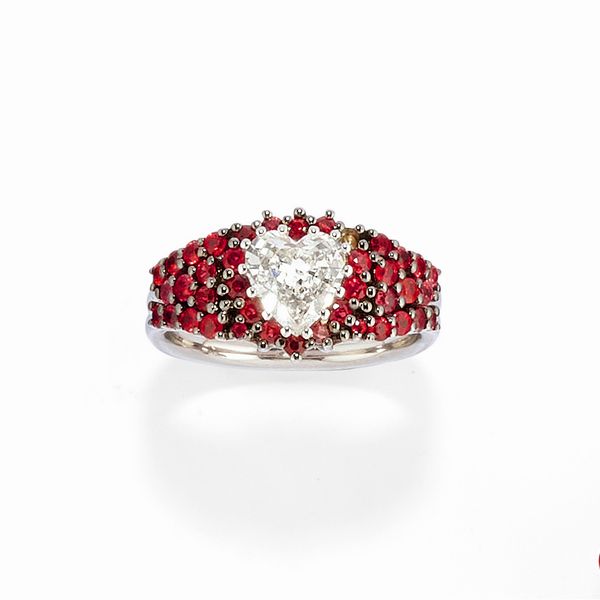 Anello con diamante  - Asta Gioielli - Associazione Nazionale - Case d'Asta italiane