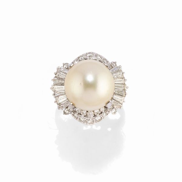 Demi parure con perle  - Asta Gioielli - Associazione Nazionale - Case d'Asta italiane