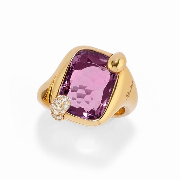 POMELLATO : Anello con ametista  - Asta Gioielli - Associazione Nazionale - Case d'Asta italiane