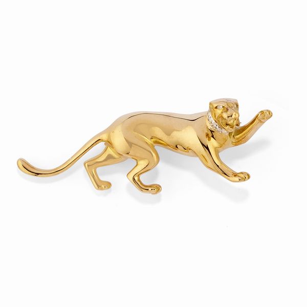 Spilla pantera  - Asta Gioielli - Associazione Nazionale - Case d'Asta italiane