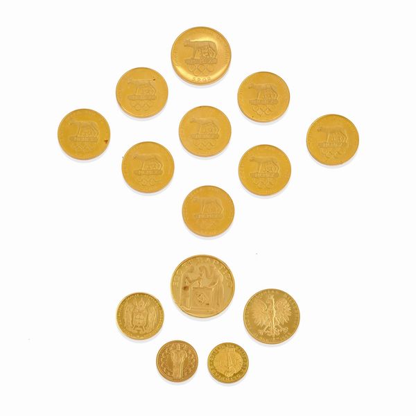 Quattordici medaglie commemorative  - Asta Gioielli - Associazione Nazionale - Case d'Asta italiane