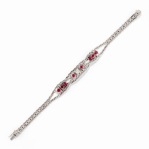 Bracciale con rubini  - Asta Gioielli - Associazione Nazionale - Case d'Asta italiane