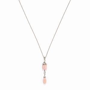 Parure con quattro perle naturali Conch  - Asta Gioielli - Associazione Nazionale - Case d'Asta italiane