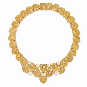 MARIO BUCCELLATI - Collana con perle e diamanti