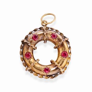 Tre coppie di orecchini e un pendente  - Asta Gioielli - Associazione Nazionale - Case d'Asta italiane