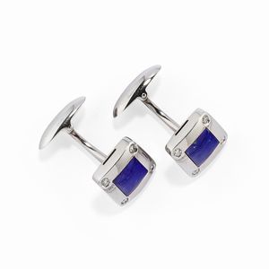 Giorgio Visconti - Coppia di polsini con lapislazzuli