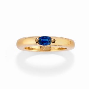 CARTIER - Anello con zaffiro