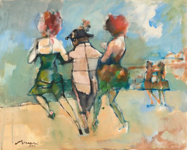 MINO MACCARI : Un lieto arresto  - Asta Dipinti, Disegni, Sculture e Grafica - Associazione Nazionale - Case d'Asta italiane