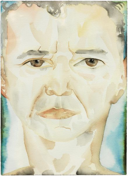 Francesco Clemente : Ritratto di Aldo Busi  - Asta Dipinti, Disegni, Sculture e Grafica - Associazione Nazionale - Case d'Asta italiane
