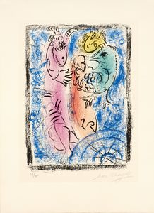 Marc Chagall - Le Pige, Couverture de Derrire le Miroir n. 132