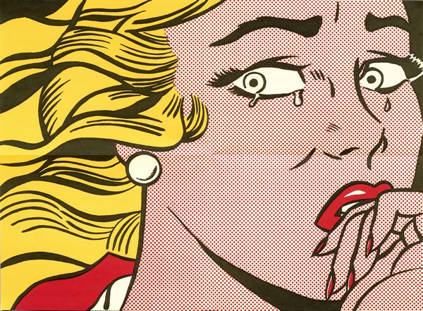 Roy Lichtenstein : Crying Girl (mailer)  - Asta Arte Moderna - Associazione Nazionale - Case d'Asta italiane