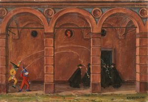 Gianfilippo Usellini - Le maschere