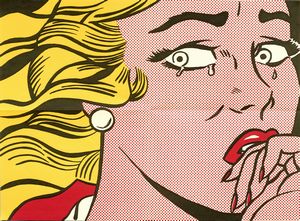 Roy Lichtenstein - Crying Girl (mailer)
