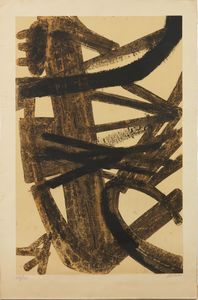 Pierre Soulages - Antagonismes (Peinture)