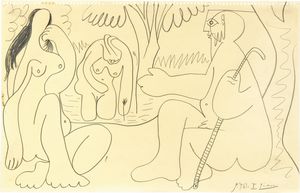 Pablo Picasso - Les djeuneurs