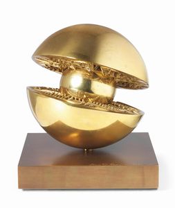 Arnaldo Pomodoro - Rotante con sfera interiore, studio