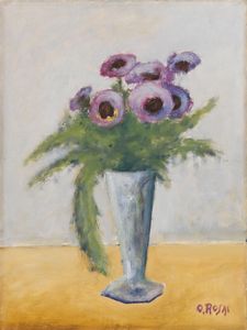OTTONE ROSAI - Vaso con fiori