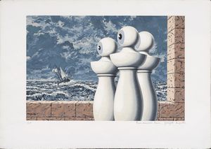 René Magritte - La traversée difficile
