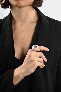 Anello con orologio in oro brillanti e smalto  - Asta Asta Gioielli e Orologi - Associazione Nazionale - Case d'Asta italiane