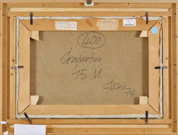 LEON GISCHIA : Composition 15M  - Asta Asta di Arte Moderna e Contemporanea - Associazione Nazionale - Case d'Asta italiane