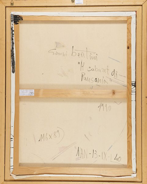 GIANNI BERTINI : Il Cabaret di Pausania  - Asta Asta di Arte Moderna e Contemporanea - Associazione Nazionale - Case d'Asta italiane