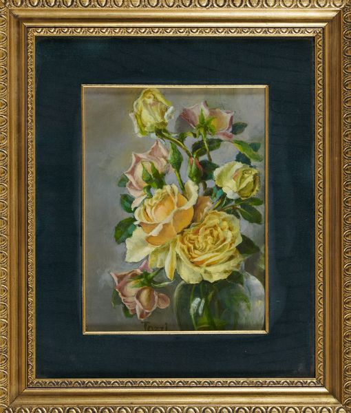 MARIO TOZZI : Rose gialle  - Asta Asta di Arte Moderna e Contemporanea - Associazione Nazionale - Case d'Asta italiane