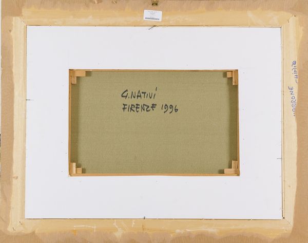 Gualtiero Nativi : Composizione  - Asta Asta di Arte Moderna e Contemporanea - Associazione Nazionale - Case d'Asta italiane