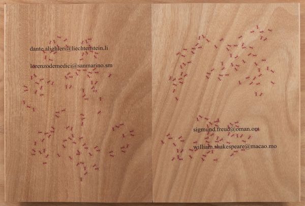 Emilio Isgrò : Freud nell'Oman  - Asta Asta di Arte Moderna e Contemporanea - Associazione Nazionale - Case d'Asta italiane