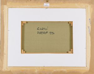 Gualtiero Nativi : Composizione  - Asta Asta di Arte Moderna e Contemporanea - Associazione Nazionale - Case d'Asta italiane