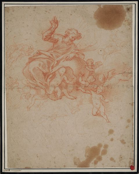 Scuola napoletana del XVII secolo Dio Padre  - Asta Old Masters - Associazione Nazionale - Case d'Asta italiane