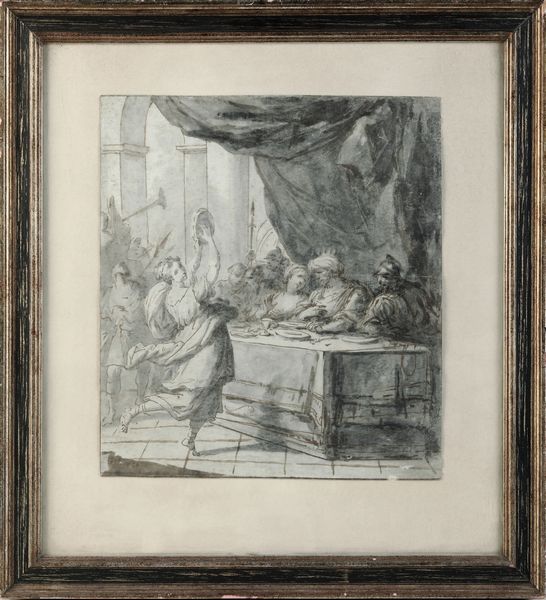 Scuola bolognese del XVIII secolo Banchetto di Erode  - Asta Old Masters - Associazione Nazionale - Case d'Asta italiane