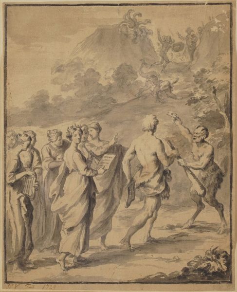 Scuola del XVIII secolo Eracle e l'Idra  - Asta Old Masters - Associazione Nazionale - Case d'Asta italiane