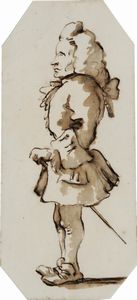 Giambattista Tiepolo, Attribuito a - Caricatura