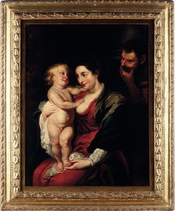 Pietro Paolo Rubens, Seguace di - Sacra Famiglia
