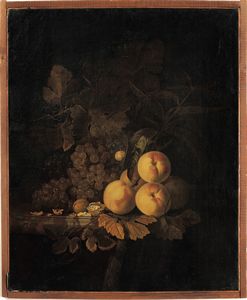 Willem van Aelst - Natura morta con frutti e noci
