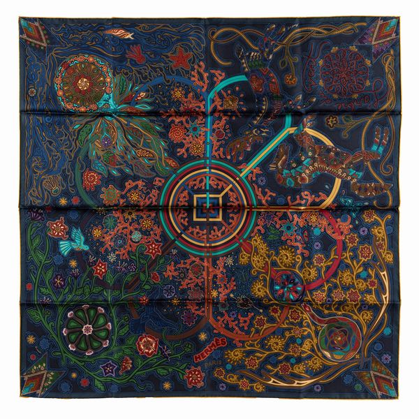 Hermès : Foulard l'Arbre du Vent  - Asta Luxury Fashion - Associazione Nazionale - Case d'Asta italiane