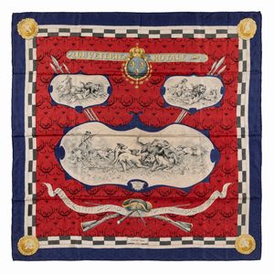 Hermès - Foulard Louveterie Royale