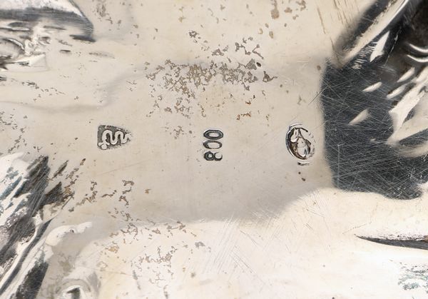 Vaschetta in argento 800/000, Milano, fine del XIX secolo  - Asta Argenti Antichi e da Collezione - Associazione Nazionale - Case d'Asta italiane