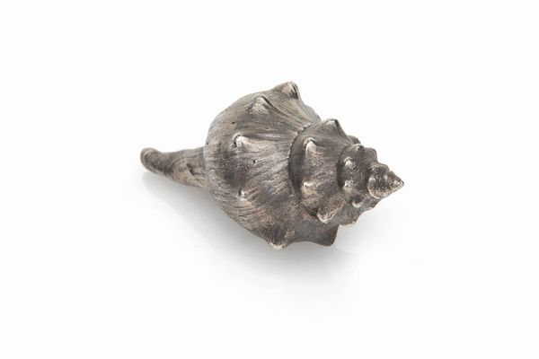Federico Buccellati - Conchiglia naturale rivestita in argento 999  - Asta Argenti Antichi e da Collezione - Associazione Nazionale - Case d'Asta italiane
