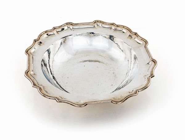 Centrotavola in argento 800/000, Venezia, leone in moeca, fine del XIX/inizio del XX secolo  - Asta Argenti Antichi e da Collezione - Associazione Nazionale - Case d'Asta italiane