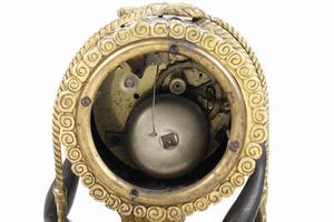 Pendola la Nourrice Africaine. Francia, inizio XIX secolo, da J. Croutelle l�ain� (attivo circa 1800 - 1820)  - Asta Dimore Italiane - Associazione Nazionale - Case d'Asta italiane