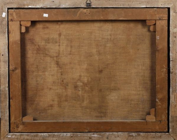 Scuola del XVIII secolo Capricci con rovine architettoniche e figure  - Asta Dipinti Antichi - Associazione Nazionale - Case d'Asta italiane